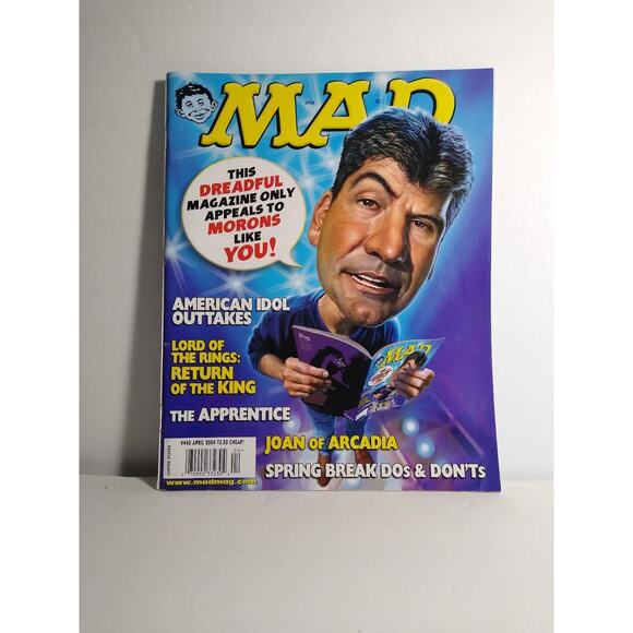 MAD Magazine #440 April 2004 American Idol Lord Of The Rings Comic Book - Picture 1 of 5